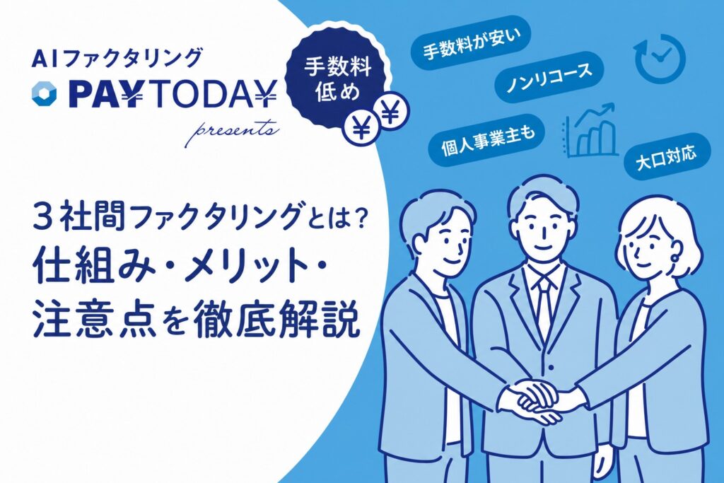 3社間ファクタリングのイメージ画像